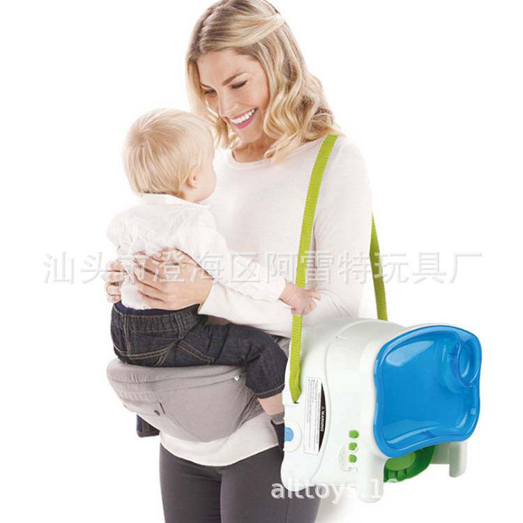 儿童便携式餐椅 多功能移动婴儿餐椅 宝宝可调节安全带高低座椅