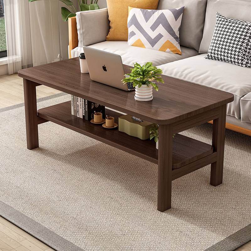 可折叠茶几双层客厅小户型家用非实木小桌子简易茶桌学习电脑矮桌