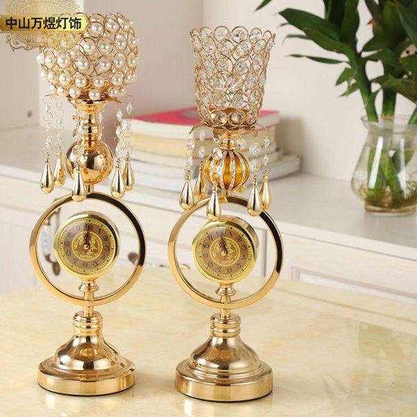 北欧烛台摆件金色轻奢水晶烛台家居客厅餐桌摆设浪漫j金属烛台,特色手工艺,其他特色工艺品,淘宝优惠券,粉丝福利购,淘宝优惠卷