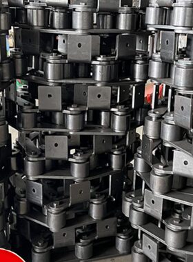 大节距工业传动链条C212提升机滚子输送链C2160H不锈钢弯板传送链