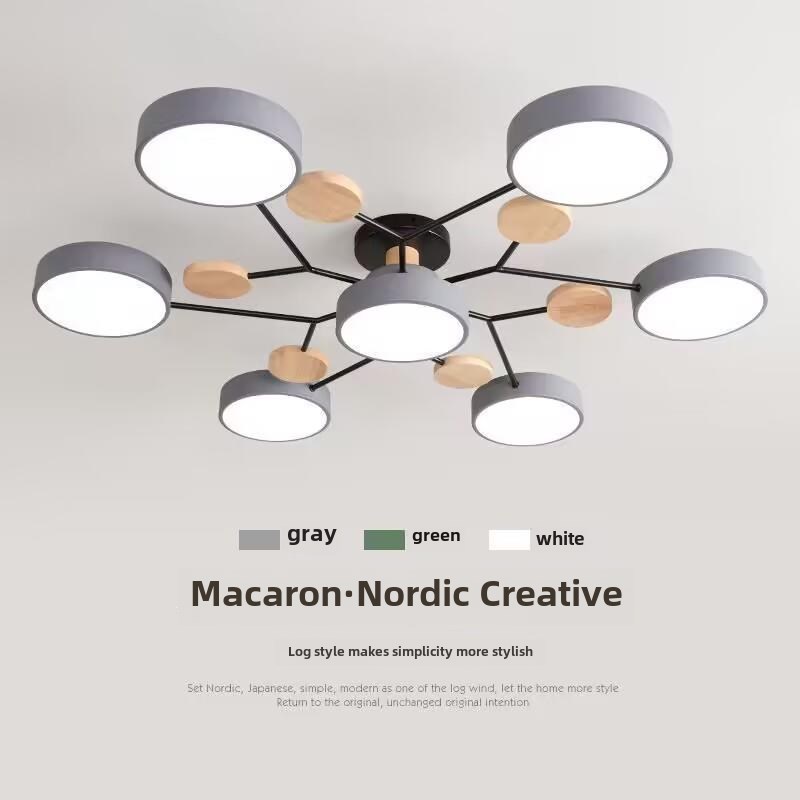 客厅灯现代极简主义吸顶灯北欧客厅吊灯2024新光豪华个性V化卧室