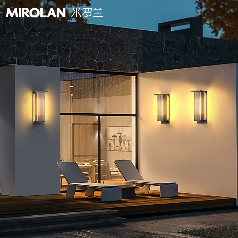 户外壁灯太阳能庭院壁灯防水别墅大门壁灯室外阳T台壁灯现代门前