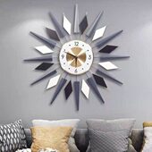 北欧创意客厅超大挂钟 卧室家居静音时钟表 现简约挂表 时尚 个性