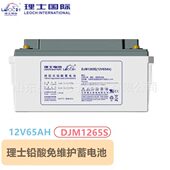 理士电池12V65AH UPS电源EPS直流屏通信开关电源储能电DJM1265S