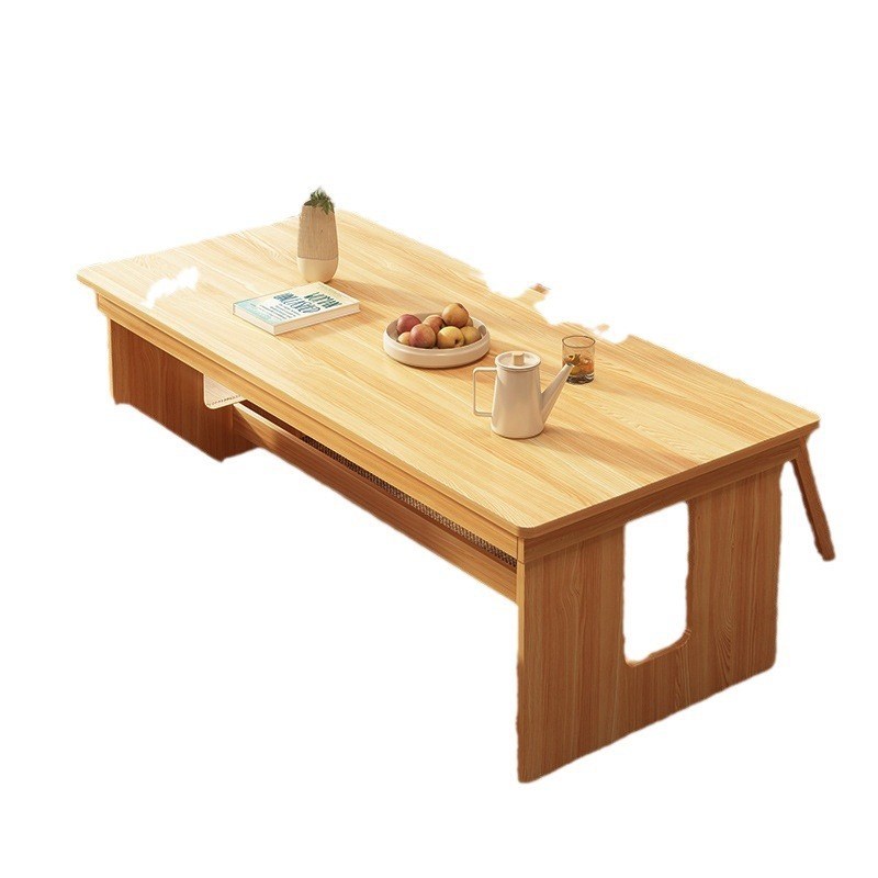 餐桌家用实木腿吃k饭桌子小户型原木风大板桌洽谈桌商用餐桌椅组