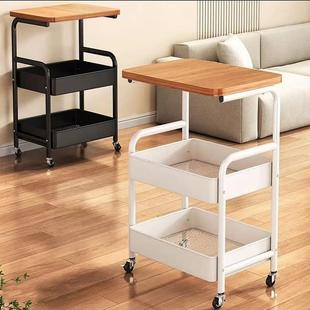 物小推车QM0001置物架落地可客移动卧床头柜小茶厅几边几零食收纳