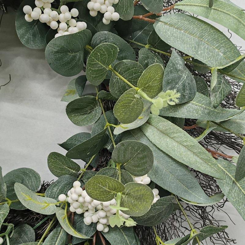 源头工厂现货打样供应仿尤加叶柳叶花环门ZW-CJQ-0窗真或挂利件