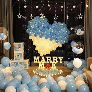 求场创意布置品婚道具浪漫惊喜用景722字母灯表白室内装 饰情弘智