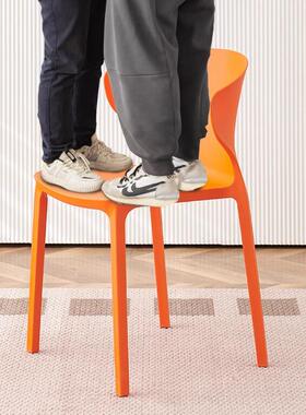 家用加厚餐椅餐桌休闲椅子代网红料现凳简约餐75005厅商用子靠背