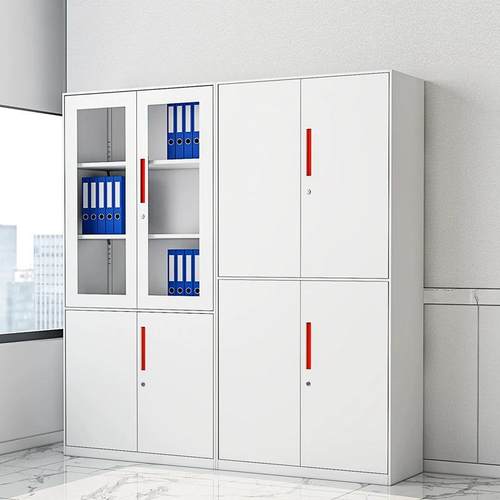 办室文件柜铁皮CCI柜资料物证凭柜拆装带锁公钢制储柜矮柜收纳柜