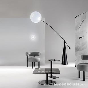 in北风沙676发旁客厅落地灯欧圆s球后现代轻奢网红性创意个钓鱼落