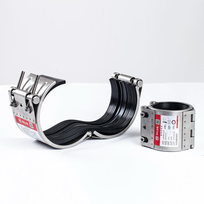 折维管修型管接头可叠维修825管道修补器不锈钢道带快压速抢修节