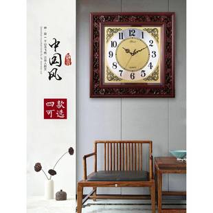 F75SH9H8?大中式 木挂钟客实厅正方形表钟表风电箱钟号会议室石英