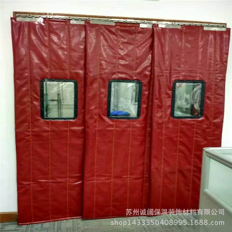 零售冬季皮门帘现代002简约保暖隔断防革寒家用棉场皮商革棉门帘