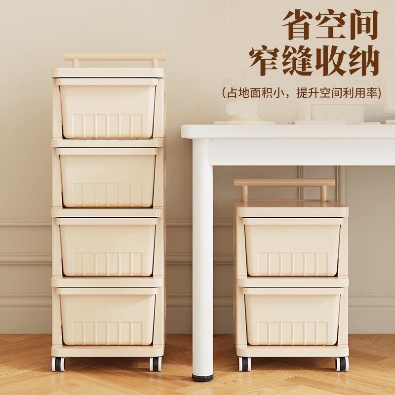 包邮抽屉置收物架大容量玩具婴品儿用纳推柜小车床头柜免打MBU孔