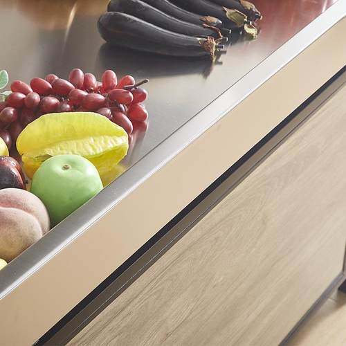 果生货架不锈钢单架层商用货架子中岛多鲜层蔬置物架摆881果蔬展