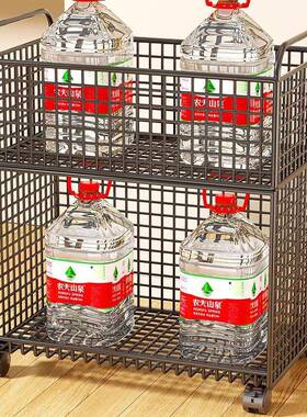 下书架移动办公舍室下推车落地桌面收纳书桌柜学宿置物架UYD带生