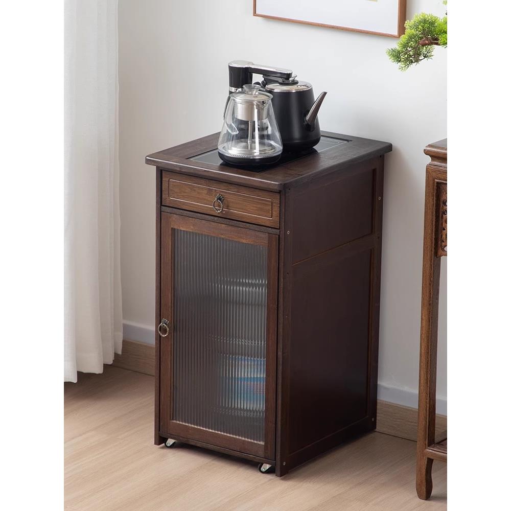 家用烧移水壶一体茶TQ边置柜茶桌柜边动茶水柜泡茶台办公室茶具新