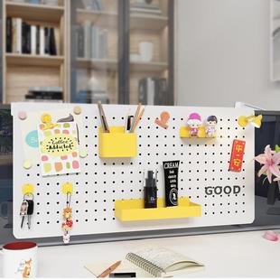 【屏挂式面洞34942434洞】板办公室置物架悬挂风式桌洞洞板家居办
