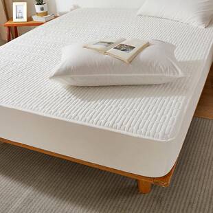 防水隔尿夹棉床笠罩yd202件5年新床罩席梦款思床垫套保单护罩白色