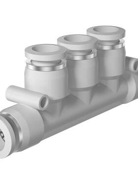 T插PM朝日气动精品P白色AK快速接塑料气62067管五通快接头PK-100