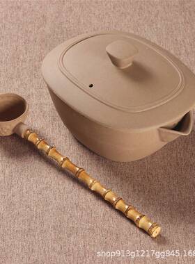 老岩泥陶煮茶器古茶法合璧老白茶煮古碗煮67045水果花茶电炉碳炉