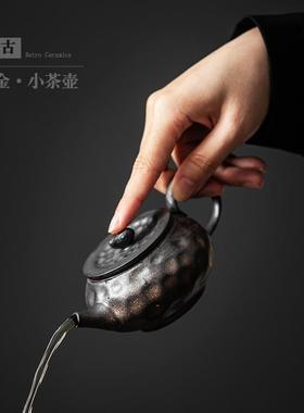 功夫茶壶CH-22030中公式家室用手抓壶陶瓷壶水粗陶过滤茶壶小单壶