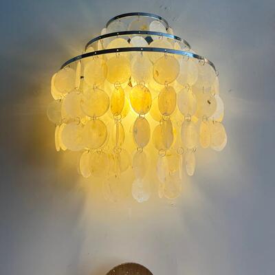 天然贝壳创壁灯北欧轻奢视客厅电过墙483壁灯道酒店意装饰卧室床