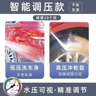 关心汽车压水泵洗车机家220v刷车便商用携式高水772枪清洗用机神