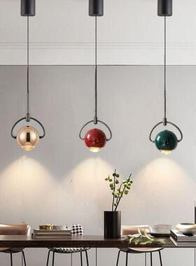 轻奢端卧室床头小吊长感灯现代简约高设计可调角77306度升降极简