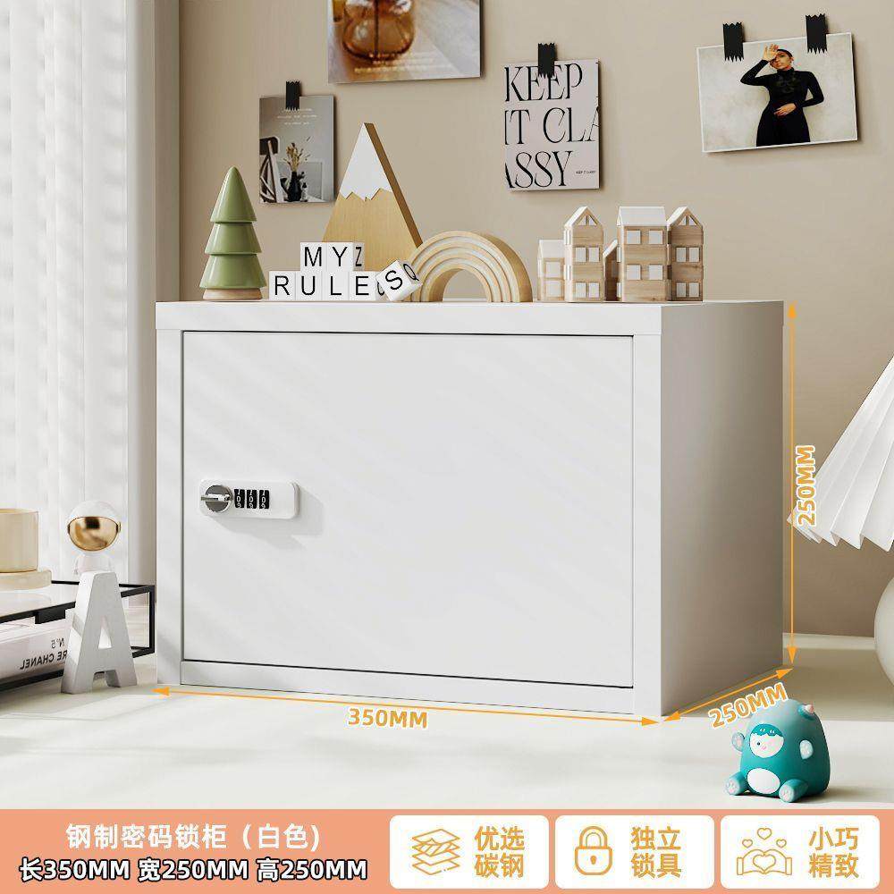 新收in款sBAQ学生铁皮储物柜带密码办公家用桌面纳资料桌柜上铁皮,商业/办公家具,办公储物柜,淘宝优惠券,粉丝福利购,淘宝优惠卷