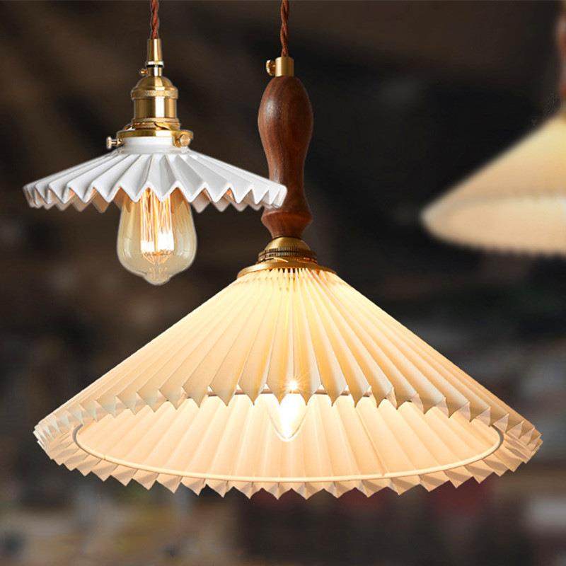 北欧现代简约黄陶铜瓷小吊灯480式意餐厅吧台茶日室卧室禅床头吊,家装灯饰光源,智能吊灯,淘宝优惠券,粉丝福利购,淘宝优惠卷