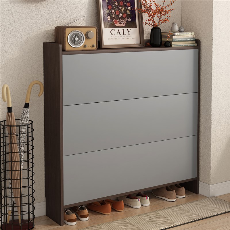 超薄鞋柜家用门口翻斗式入户玄关柜一体靠墙简易O鞋架2025新款爆