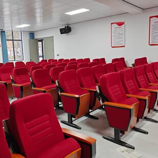 礼学堂椅写带字板报ZY1003告厅电影剧院会院议室连排座椅校阶梯教