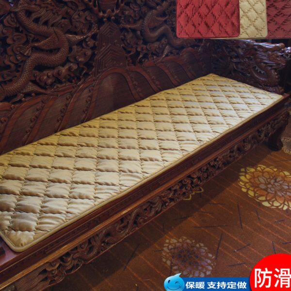 冬季红木家具沙发坐垫防滑办公室椅垫子真皮实木沙发垫长椅垫加厚