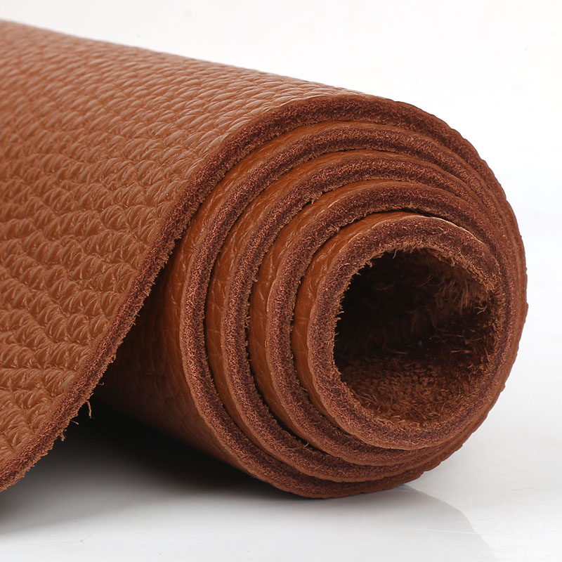 厚牛皮料整张3.5mmm头层真皮沙发凉席桌垫软包皮革面料黄棕牛皮料