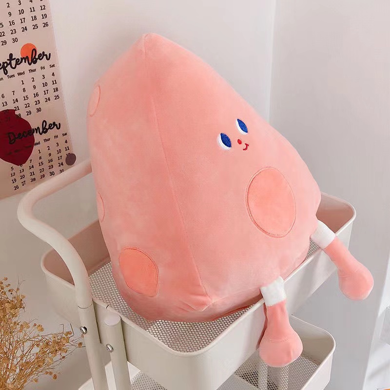 竹炭包芝士抱枕汽车家用除甲醛新车去异味活性碳公仔W车载净化摆