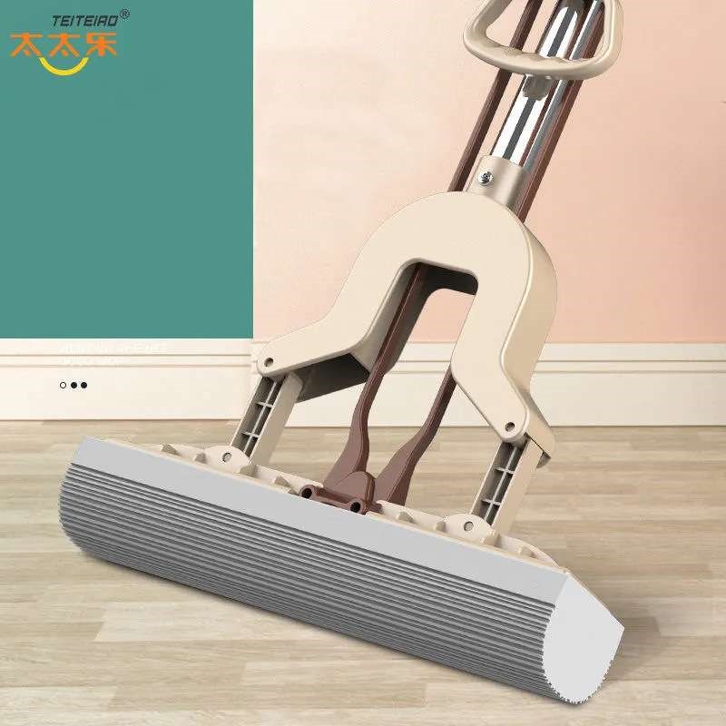 拖把20b24新款吸水海绵卫生间一拖懒人家用胶棉式拖头神器地拖布