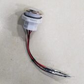 带灯触摸安全按钮 置 金属自锁开关 防水自锁复位炉灶风机启动装