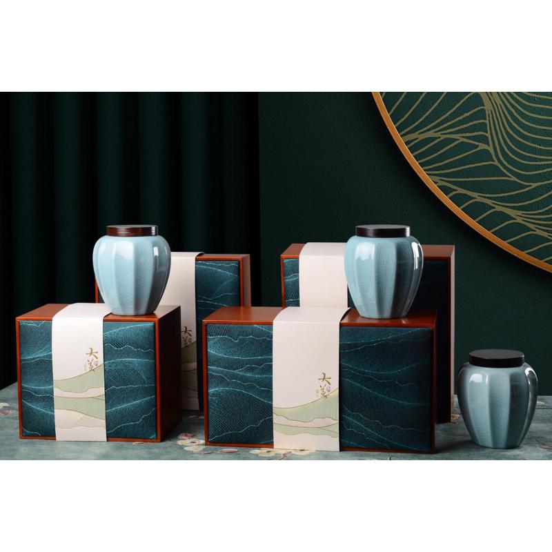 茶叶罐信阳龙井绿茶陶瓷空u毛峰碧螺春黄山包装毛尖恩施礼盒玉露