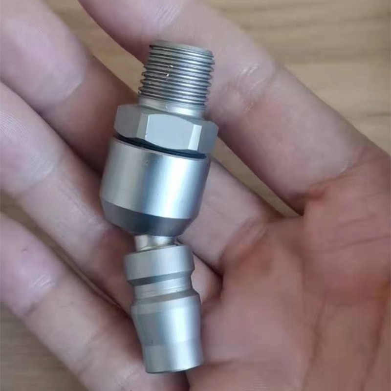 小气动扳手接头气动万向旋转小公头2分外丝快Q插接头插头磨光机吹