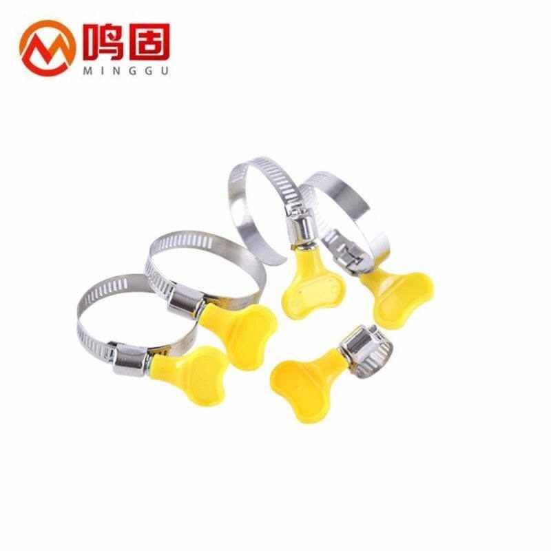 鸣固ZL2657不锈钢卡箍抱箍快接软管卡子管箍圈塑料手柄式喉Z箍13-