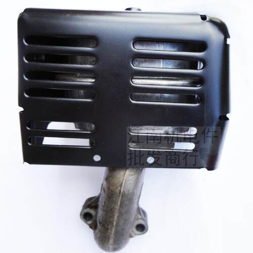 汽油发动机配件173 177F 188F 190F切割机消声器 GX390水泵消声器