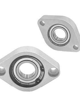 法兰轴承座组件菱形梭形铝合金丝杆光轴固定支撑C-BACA BACA6901