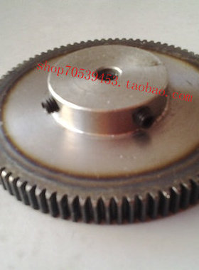 台阶正齿轮 1模45齿 1M45T 金属电机齿轮 精加工内孔6 送顶丝