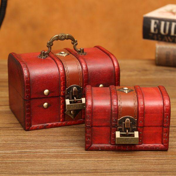 欧式复古高档收纳盒小精致耳钉饰品首饰盒结婚包装盒木盒子百宝箱,收纳整理,首饰盒,淘宝优惠券,粉丝福利购,淘宝优惠卷