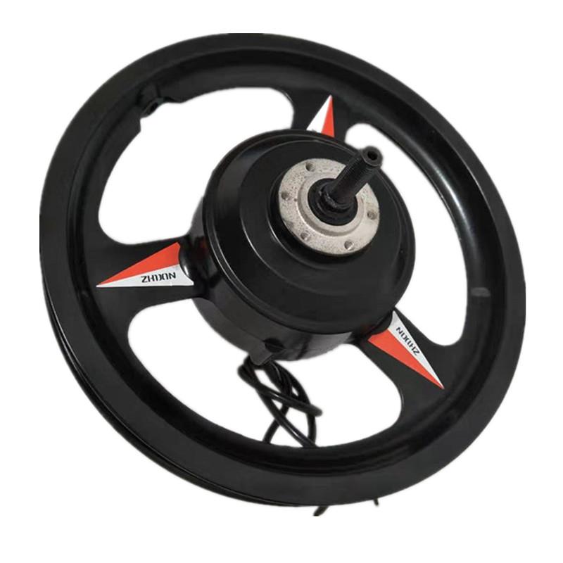 14寸48V折叠代驾电动自行车4A00W通用正步三刀轮无刷高速电机总成