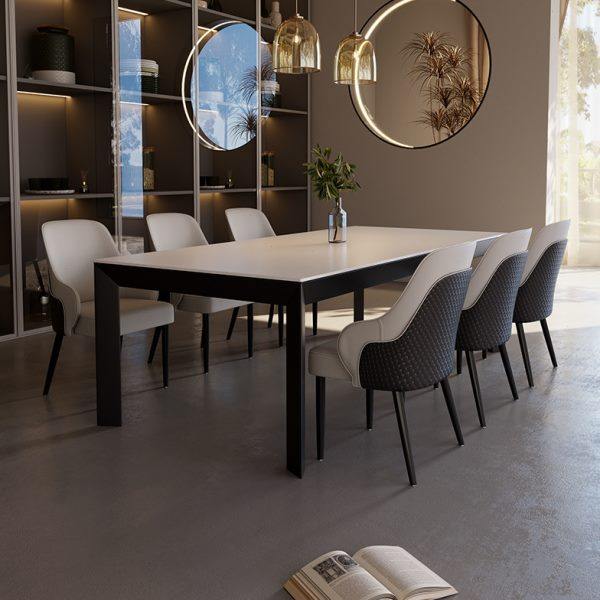 德利丰岩板餐桌大尺寸长方形别墅大户型家用写字台书桌拉米娜定制,住宅家具,岩板餐桌,淘宝优惠券,粉丝福利购,淘宝优惠卷