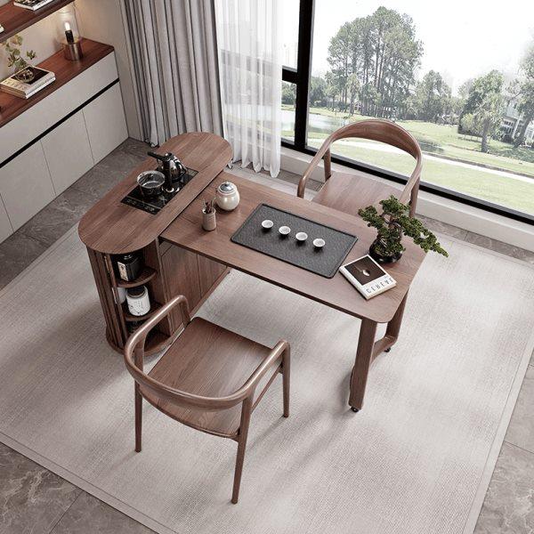 全实木移动茶台小户型泡茶桌家用现代简约可伸缩阳台烧水一体茶柜,住宅家具,家用茶台/茶桌,淘宝优惠券,粉丝福利购,淘宝优惠卷