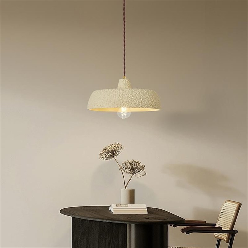 侘寂风吊灯餐g厅吧台灯北欧简约个性原创饭厅餐桌灯日式复古灯具